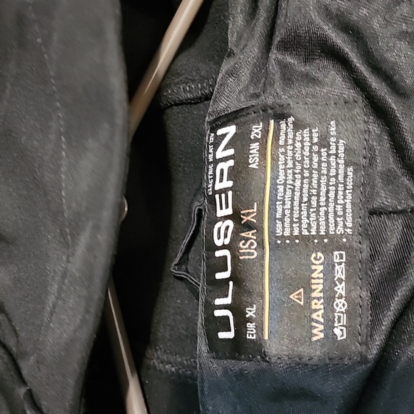 Men's Heated black Jacket Ulusern Size Xl - Picture 6 of 14